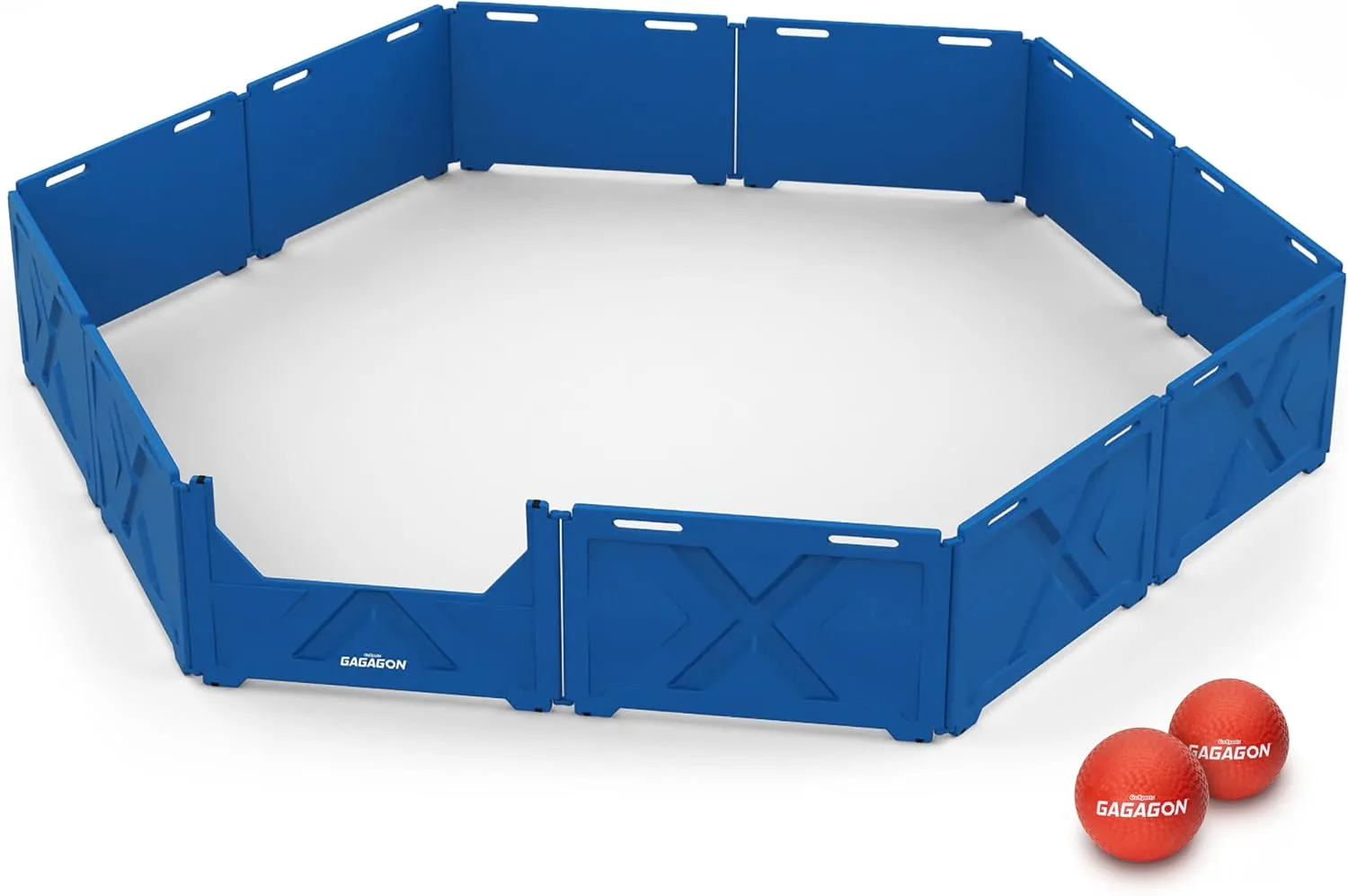 GoSports Gaga Ball Pit – 15 ft, 20 ft or 25 ft Portable Indoor/Outdoor Gagagon Pit for School, Camp or Home Use