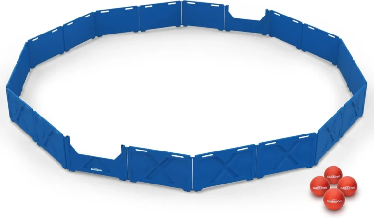 GoSports Gaga Ball Pit – 15 ft, 20 ft or 25 ft Portable Indoor/Outdoor Gagagon Pit for School, Camp or Home Use