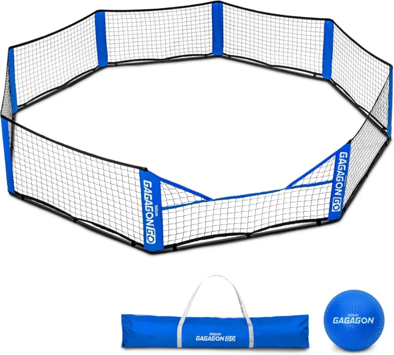 GoSports Home Gaga Ball Pit – 10 ft Portable Gagagon Go – Gaga Court for Kids, Giant Outdoor or Indoor Gaga Pit for Backyard